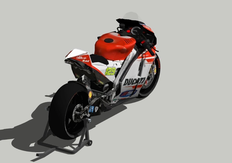 Moto Ducati 3d Lannone