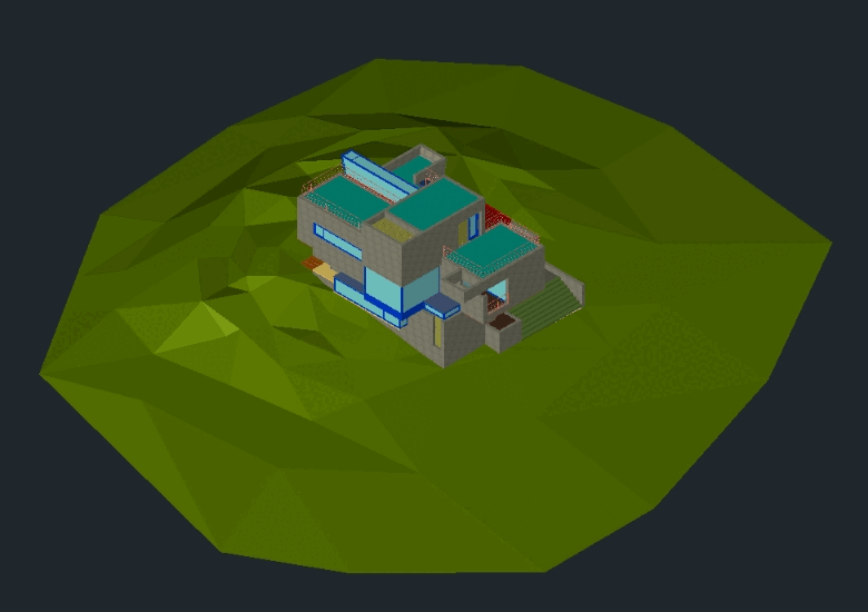 Cottage in RVT | CAD download (11.62 MB) | Bibliocad