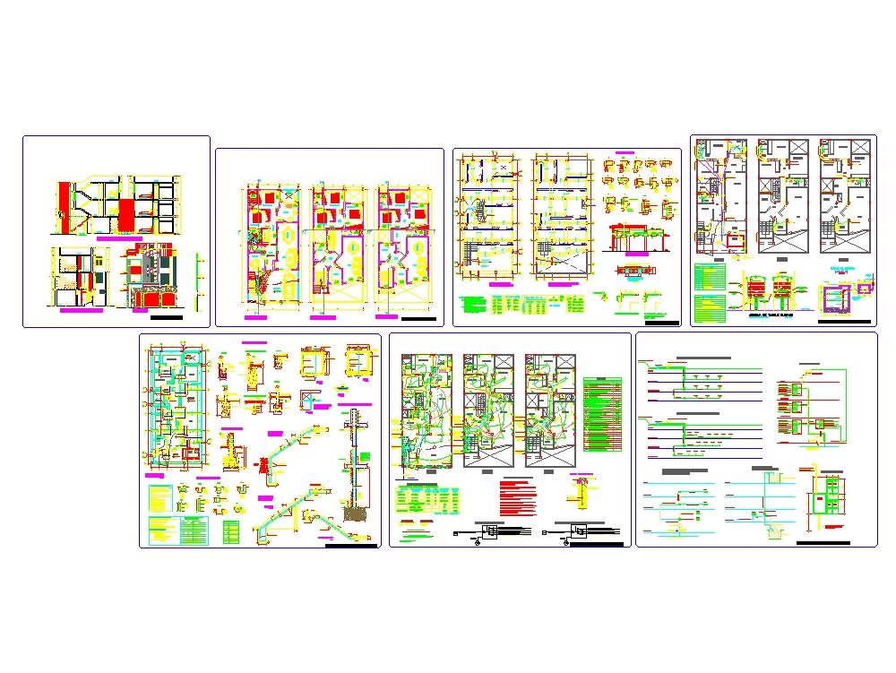 Vivienda Bifamiliar En Autocad Descargar Cad 121 Mb Bibliocad 9297