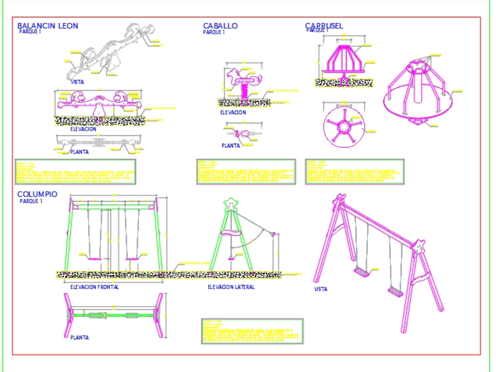 Jogo infantil em AutoCAD, Baixar CAD Grátis (54.61 KB)