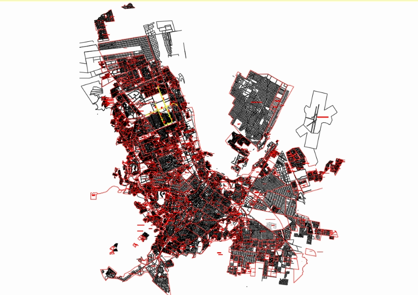 Mapa da cidade de Chihuahua