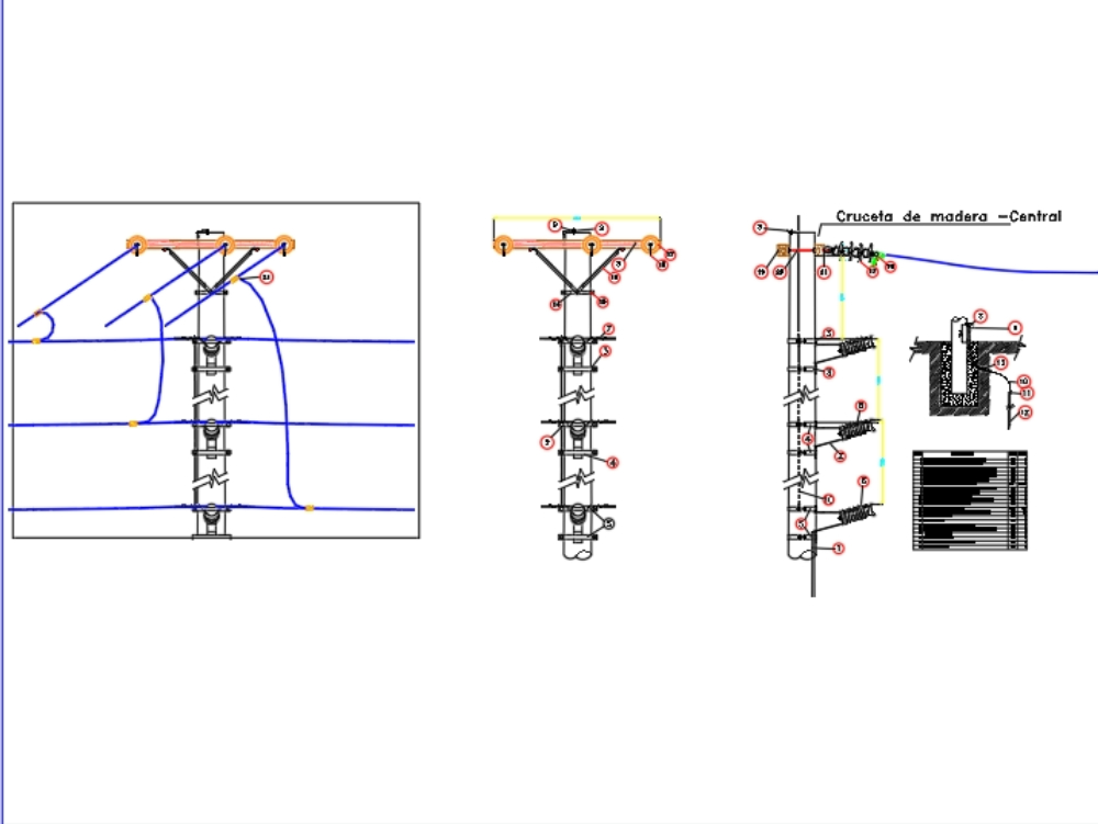 Connection in medium voltage lines