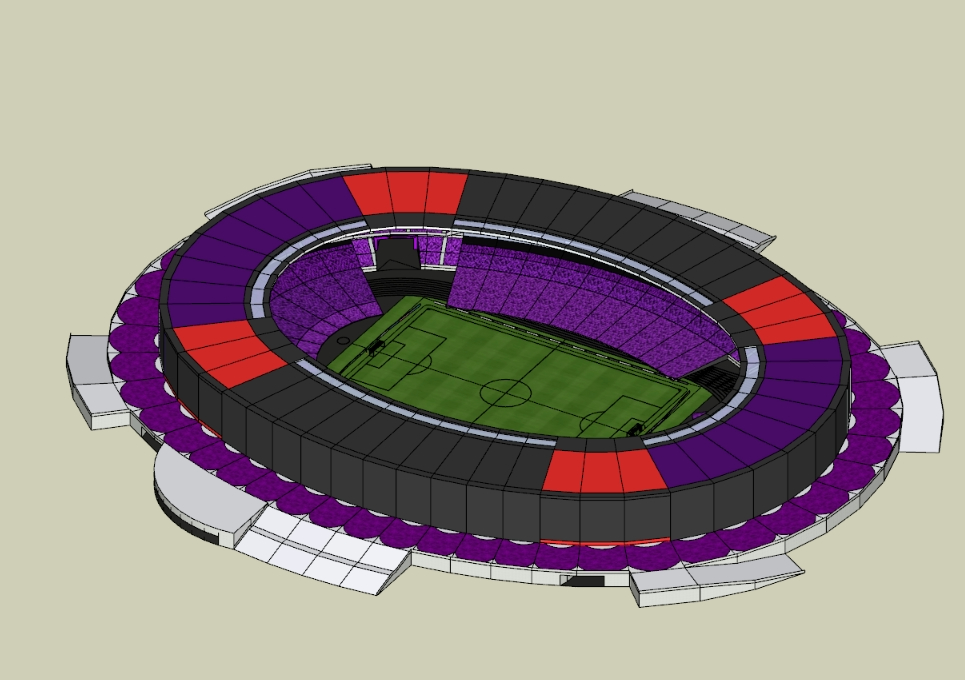 Olympisches Stadion 3d