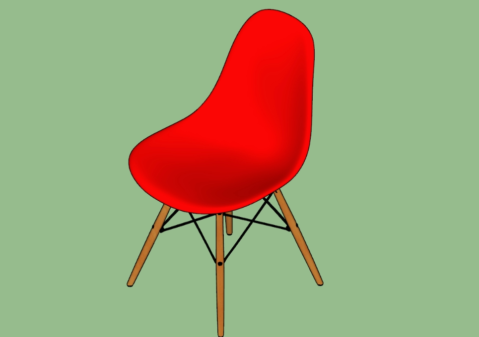 Chaise moderne 3d