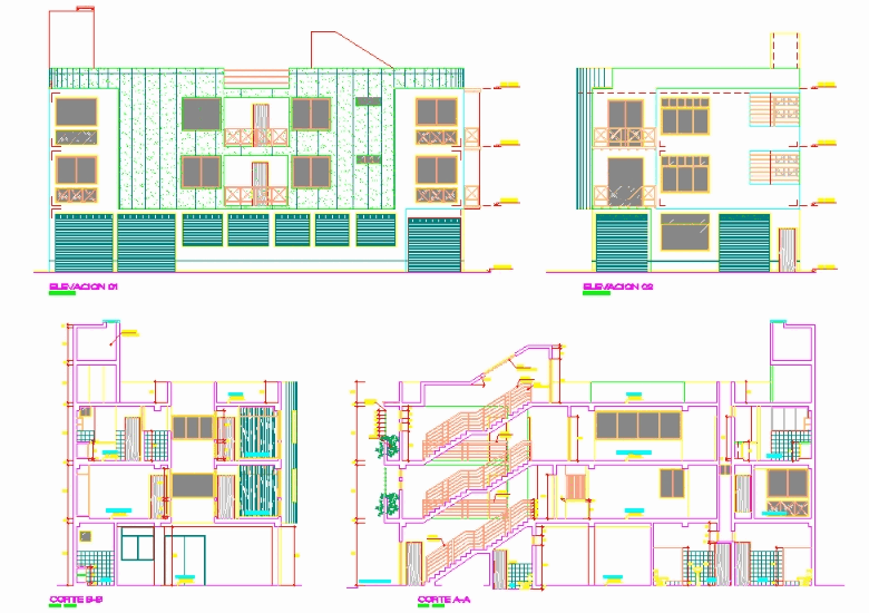 Housing trade in AutoCAD | CAD download (224.26 KB) | Bibliocad