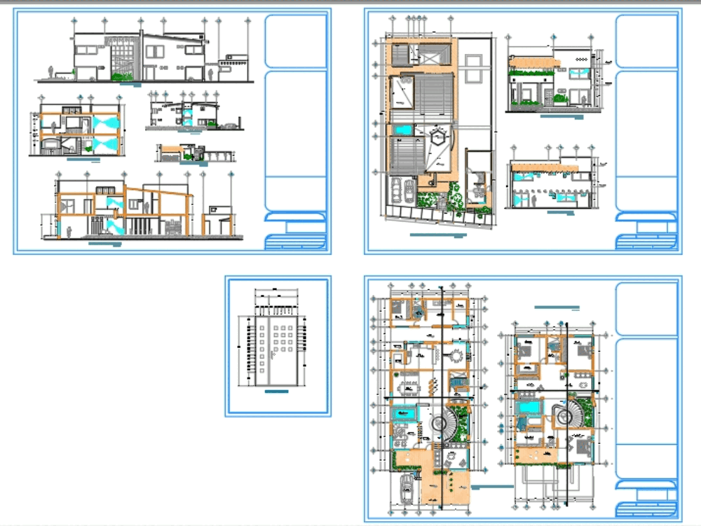 Planos De Planos De Casa Habitacion En Dwg Autocad Vivienda Hot Sex The Best Porn Website 