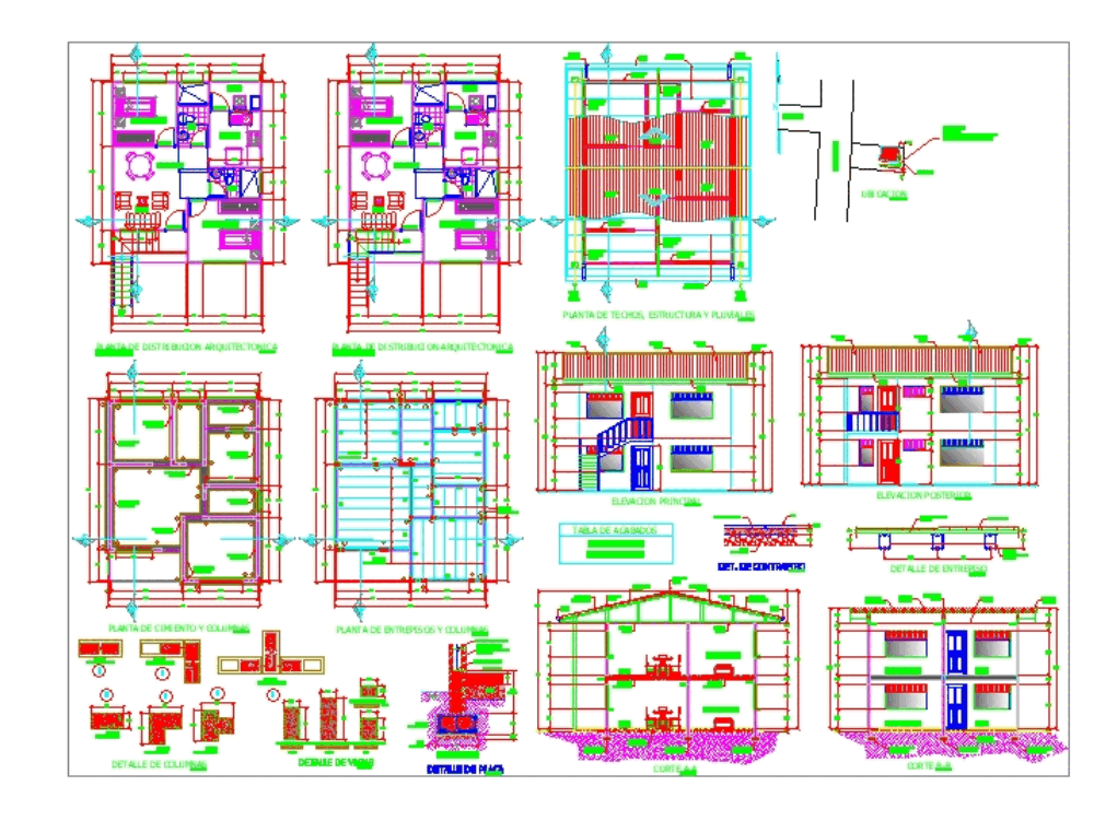 Model small apartment in AutoCAD  CAD download (22.22 MB)  Bibliocad