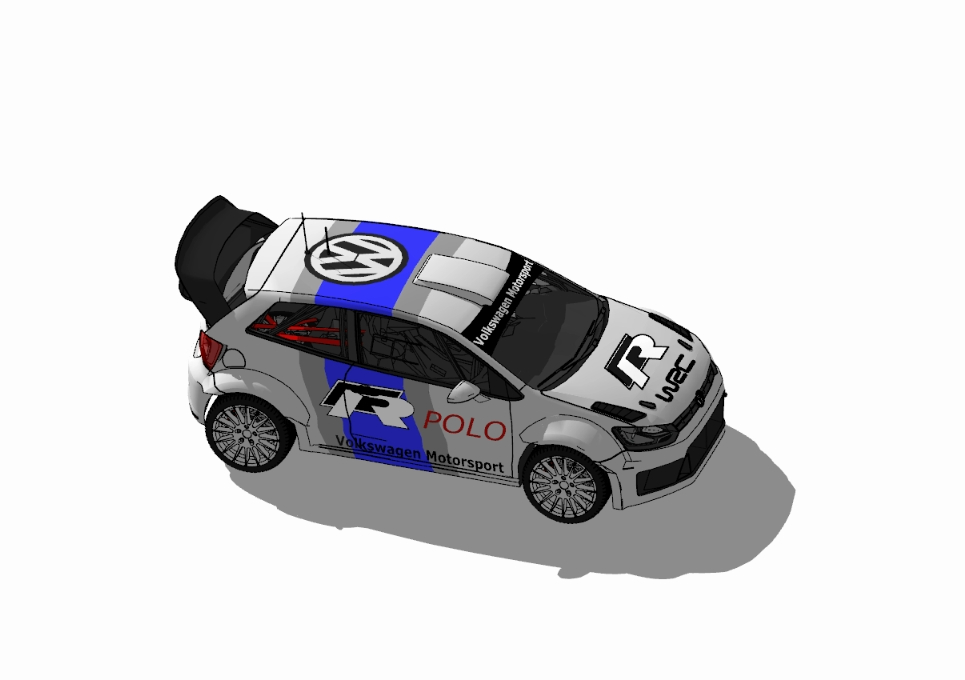 Volkswagen rally car