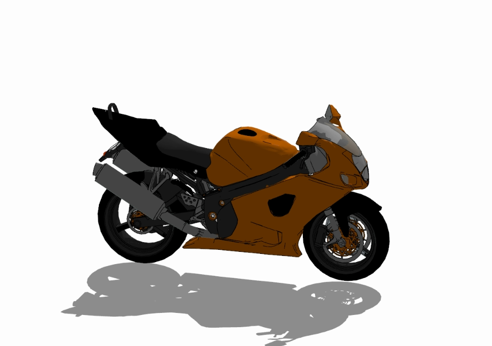 Motorrad suzukihayabusa