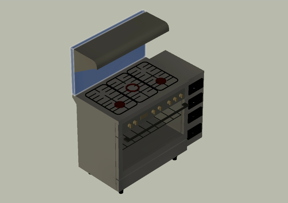 Industrial stove