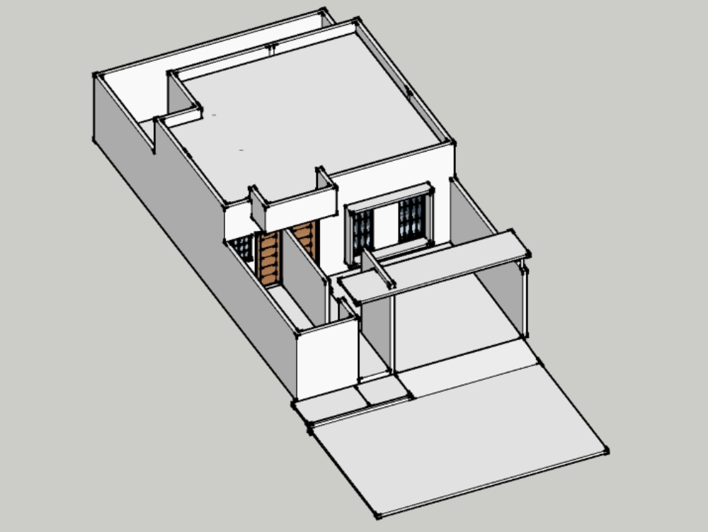 3D room house