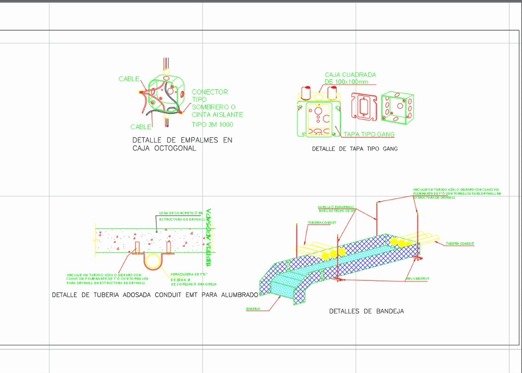 Detalles electricos en AutoCAD | Descargar CAD (121.47 KB ... electrical wiring ladder diagram 