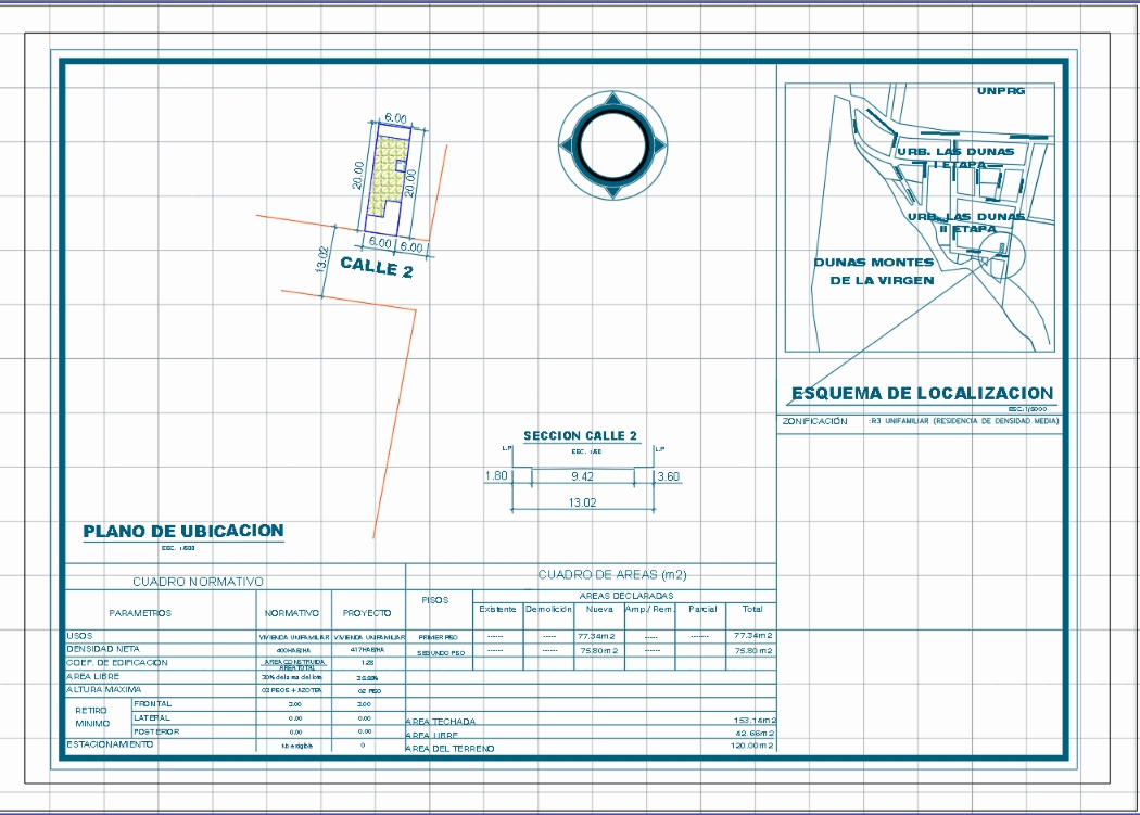 Plano De Ubicacion En Autocad Descargar Cad Gratis 117 15 Kb