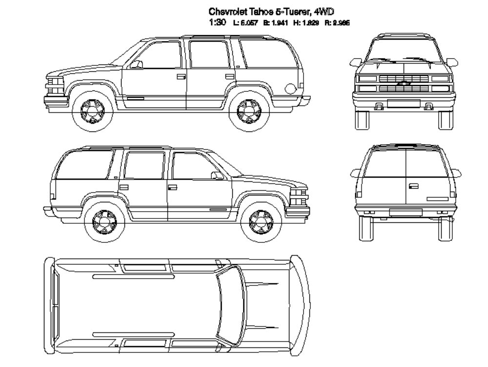 Chevrolet Tahoe Pickup.