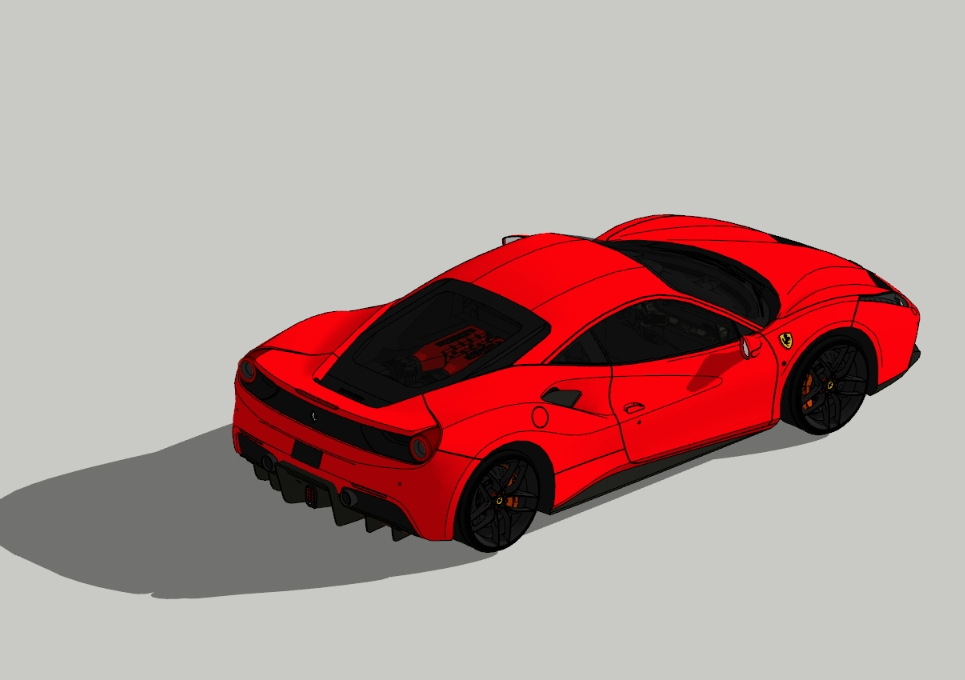 Ferrari 488 GT 2015 - 3D