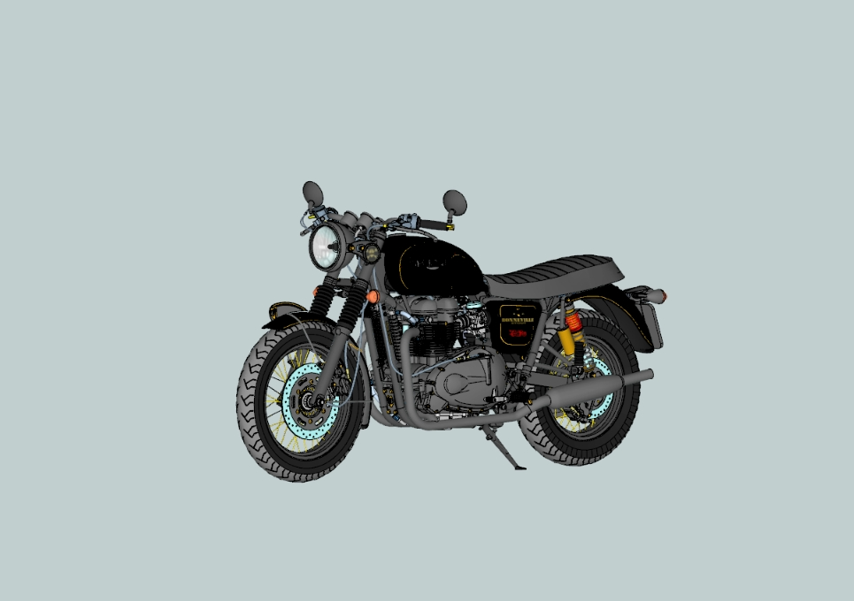 Moto bonneville - Italian of era.