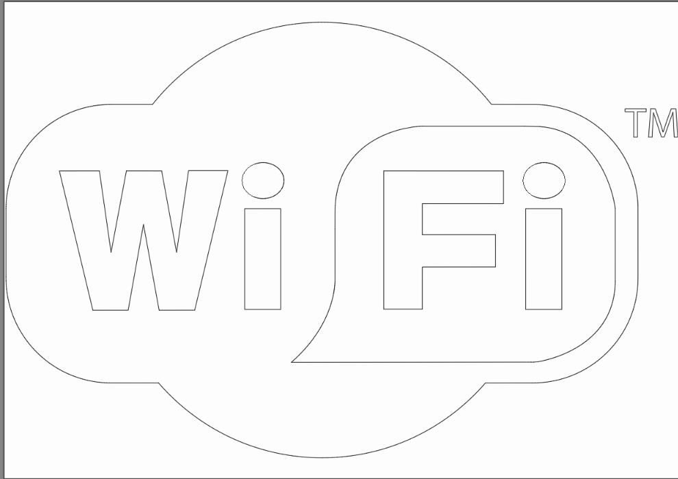 logotipo wi-fi 2d