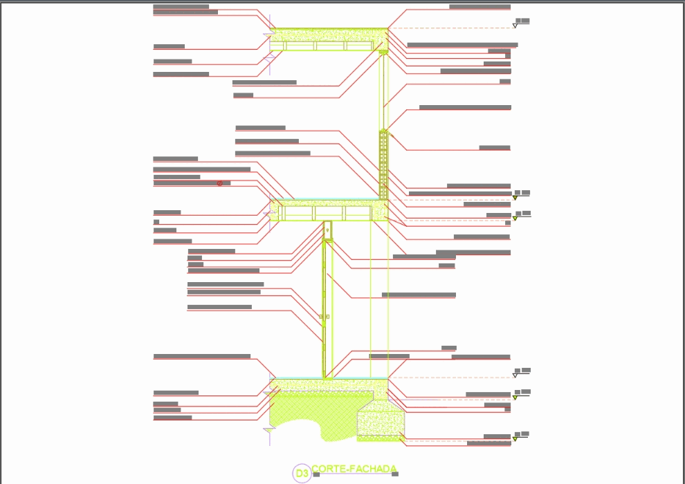 Detalle Constructivo Por Fachada En Autocad Cad Kb Bibliocad My Xxx Hot Girl 7424