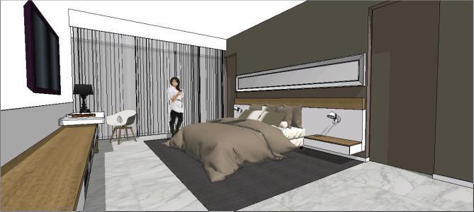 3D bedroom