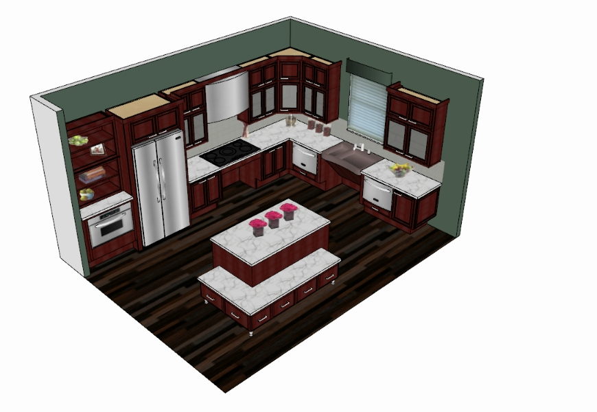 Mobiliario Cocina 3D