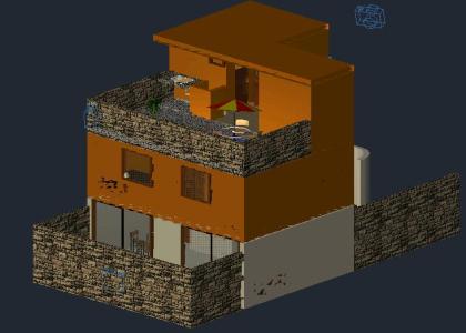 3D HOUSE - KITCHEN