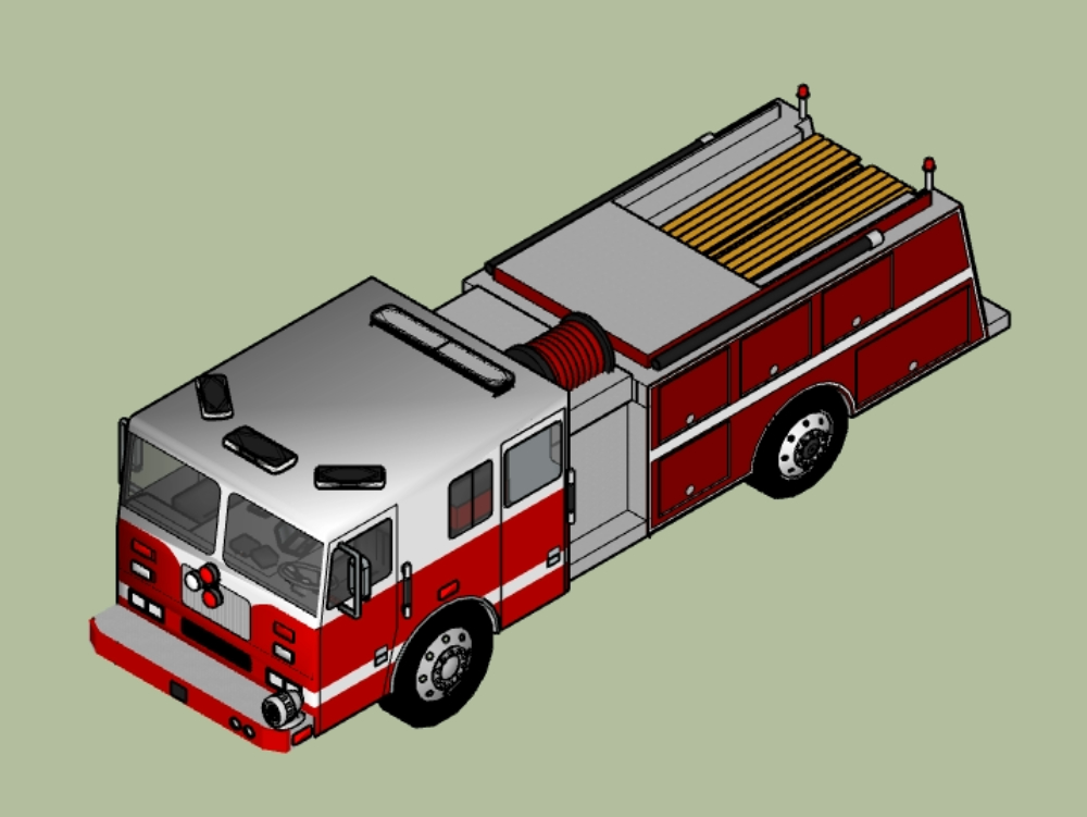 Camión de bomberos.