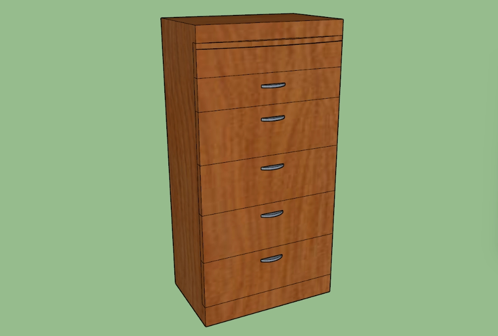 Mahogany drawers