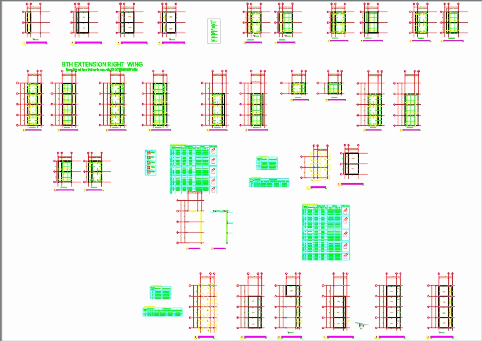 Structural drawings in AutoCAD | CAD download (1.03 MB) | Bibliocad