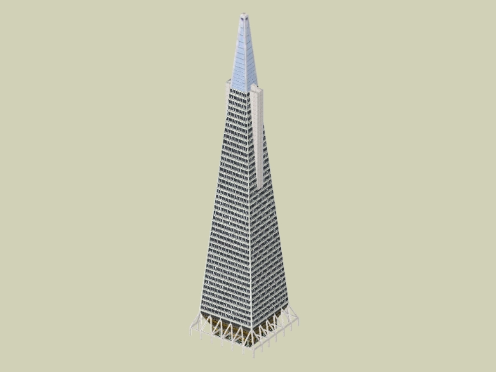 Transamerica Pyramid 3D