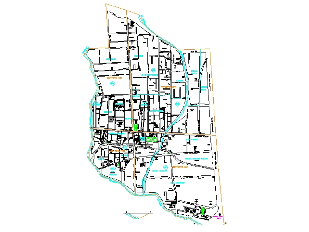 Cadastral map of Vinto, Cochabamba