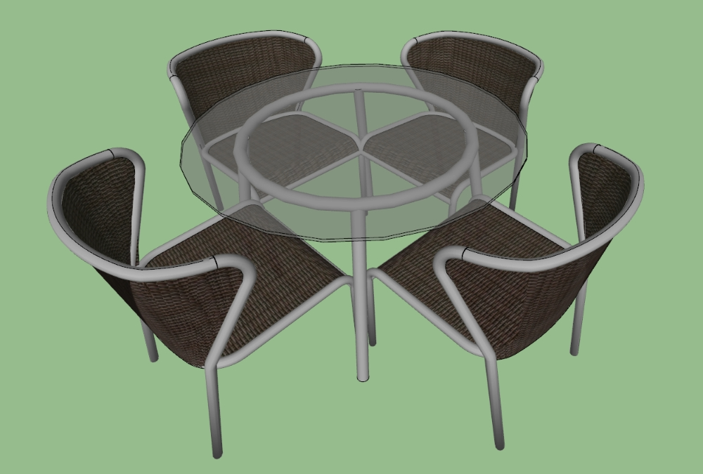 Mesa con sillas 