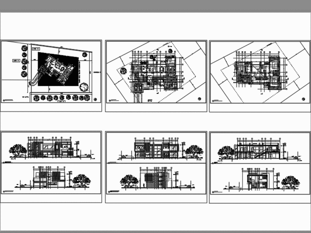 Casa de 300 m2 en AutoCAD | Descargar CAD gratis ( KB) | Bibliocad