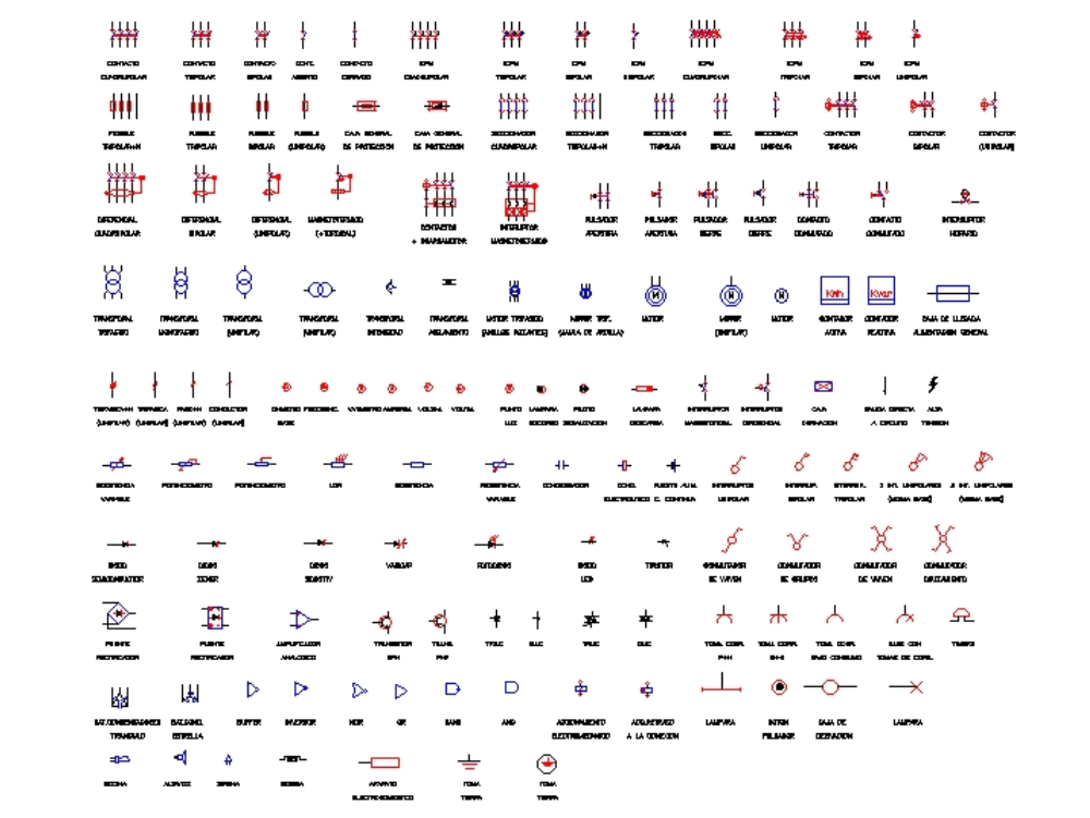  Symboles  lectriques dans AutoCAD T l chargement CAD 60 