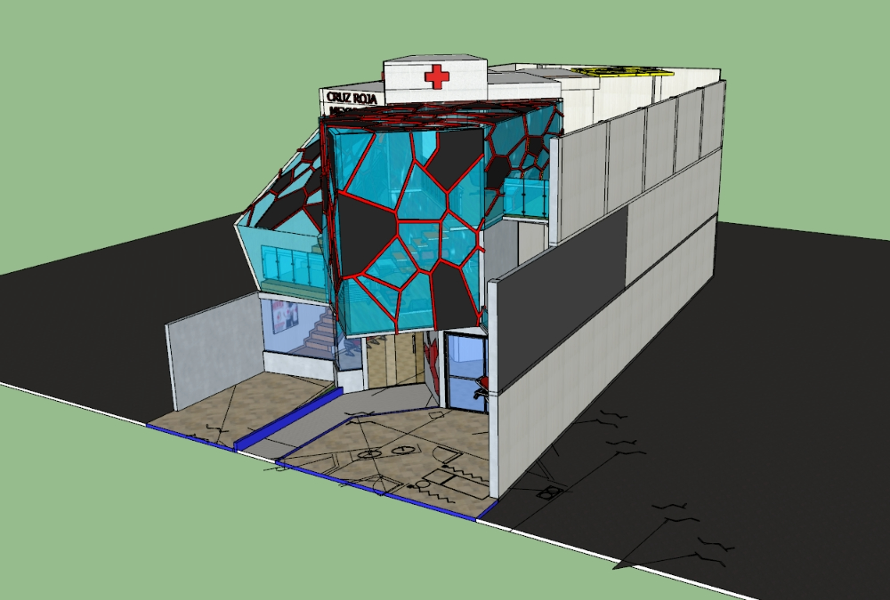 3D Mexican Red Cross