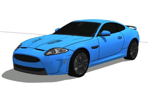 Jaguar xkr 3D