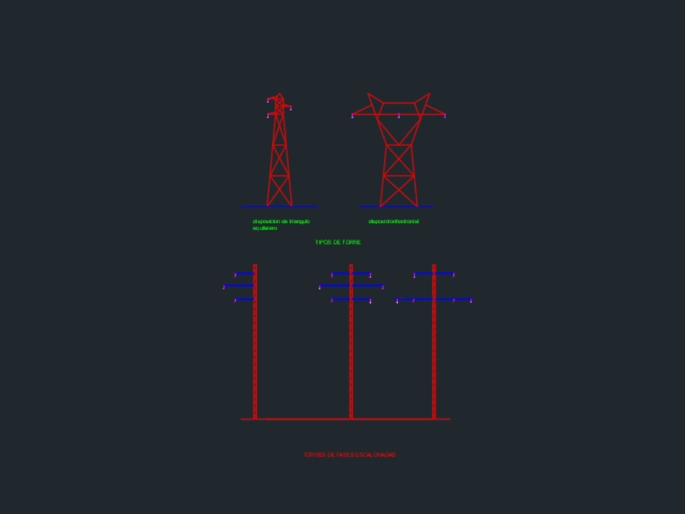 power pole symbol autocad