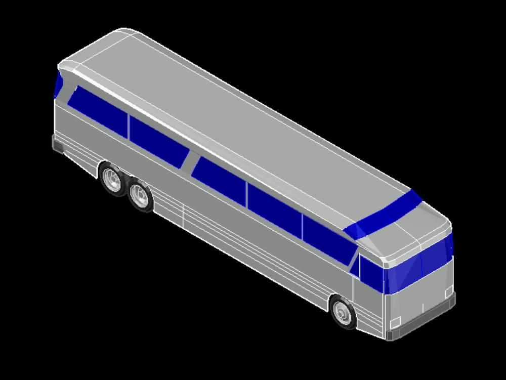 Bus in 3D.