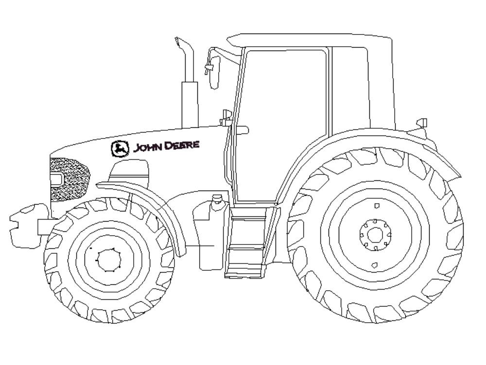 Tractor Agrícola John Deere 6300
