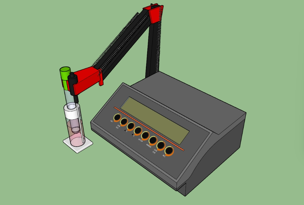Laboratory potentiometer 3d