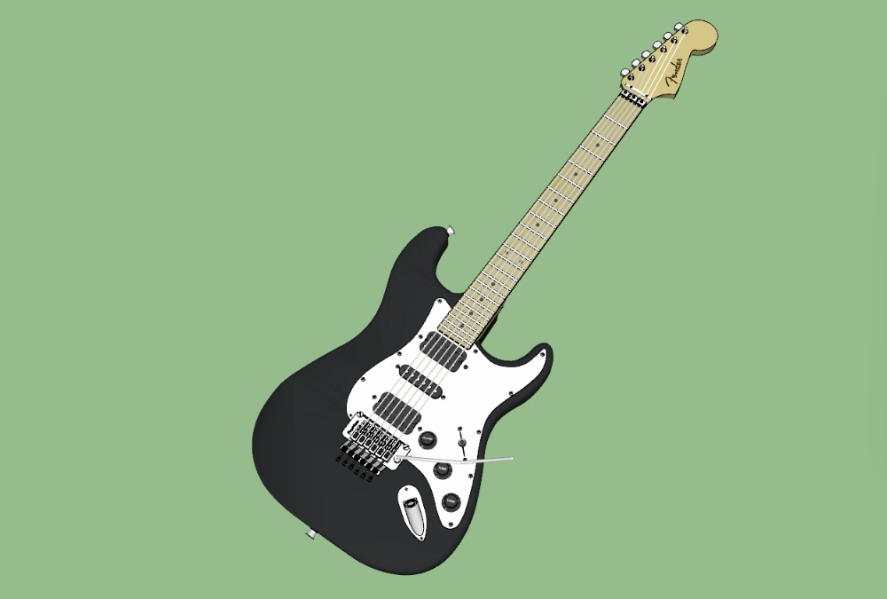 Einfache Rockgitarre