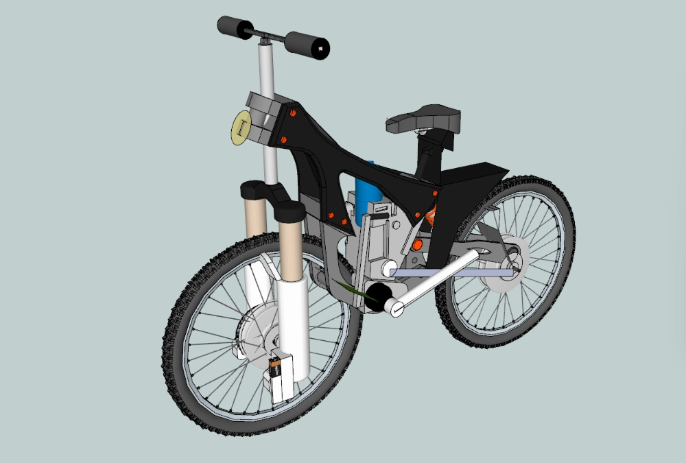 Concept de vélo de saleté