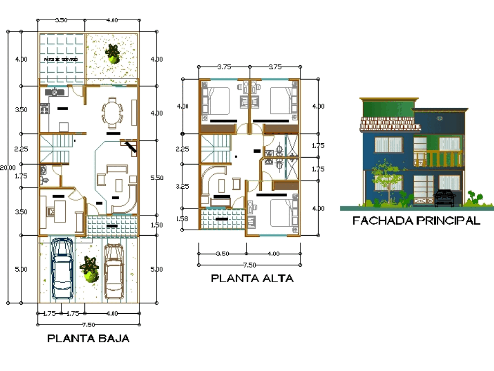 Home in AutoCAD  Download CAD free 401 77 KB Bibliocad