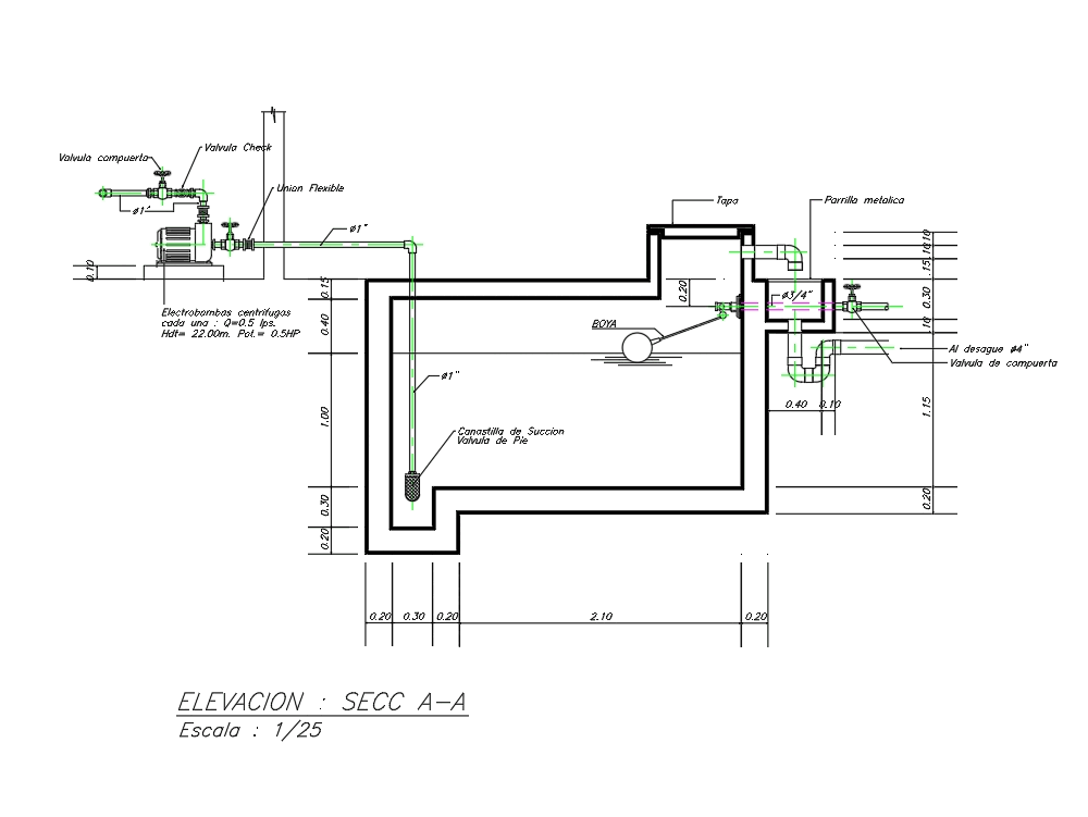 Cisterna Em Autocad Baixar Cad 4686 Kb Bibliocad 1023