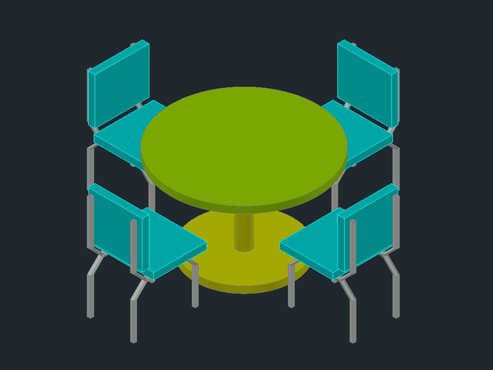 Mesa e cadeiras
