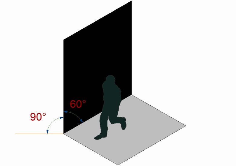 Man in axonometric