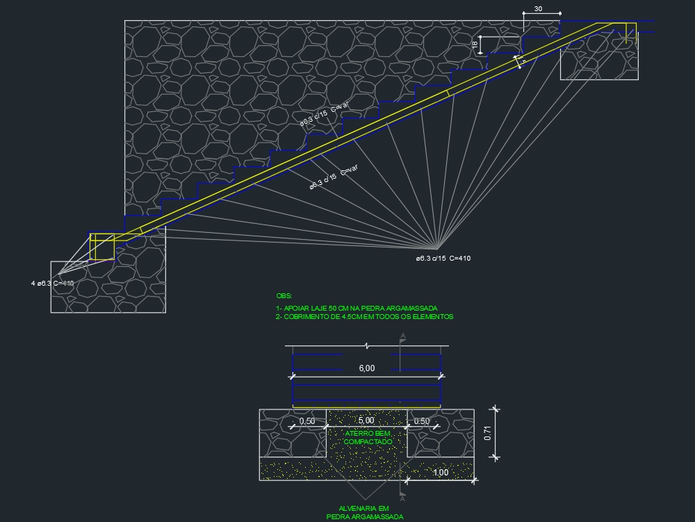 one flight staircase