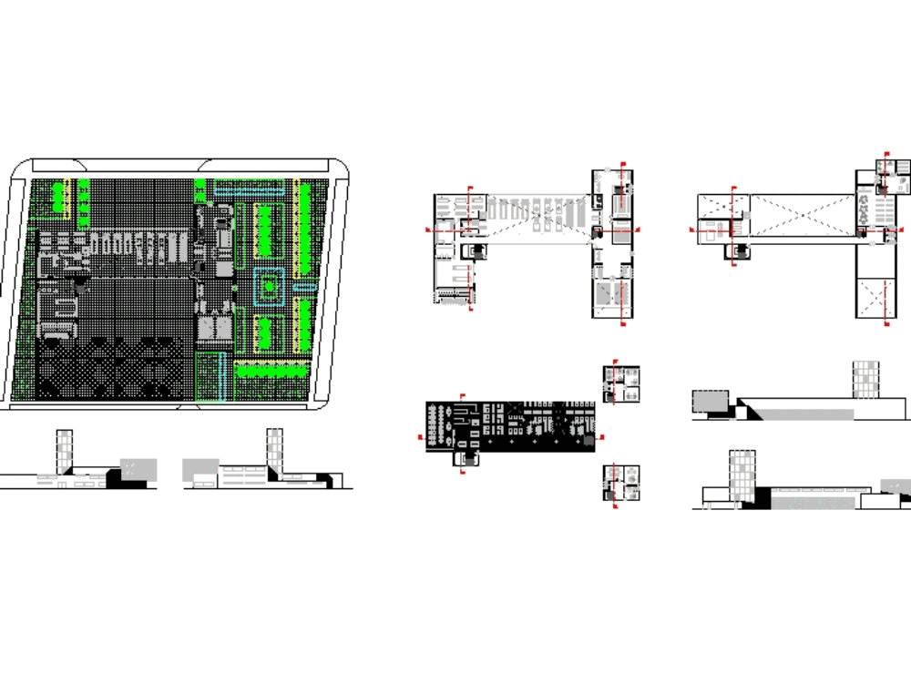 Fire station in AutoCAD | Download CAD free (1.35 MB