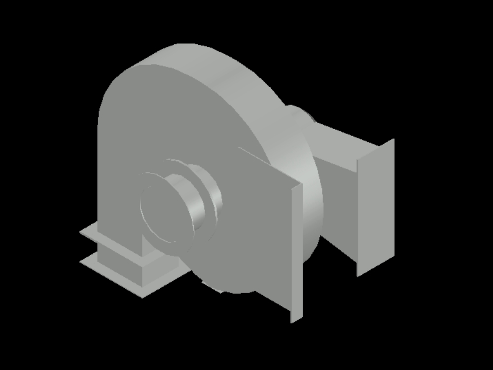 Ventilador centrifugo 3D