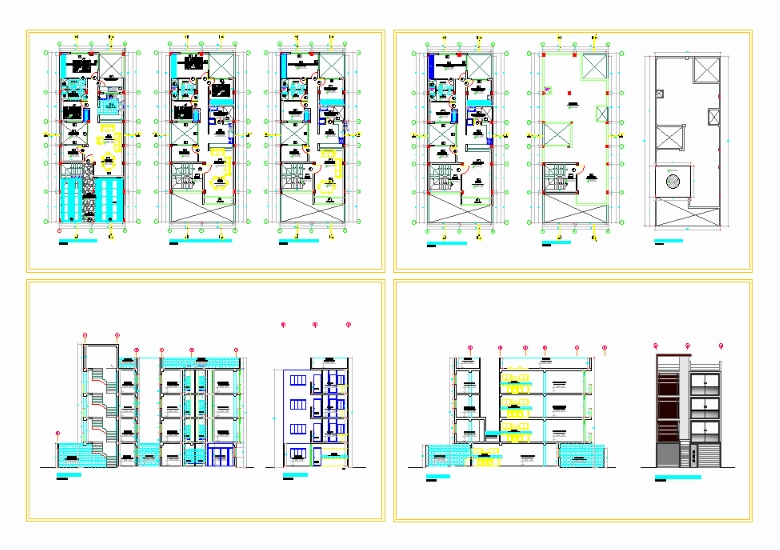 Departamentos en tres niveles