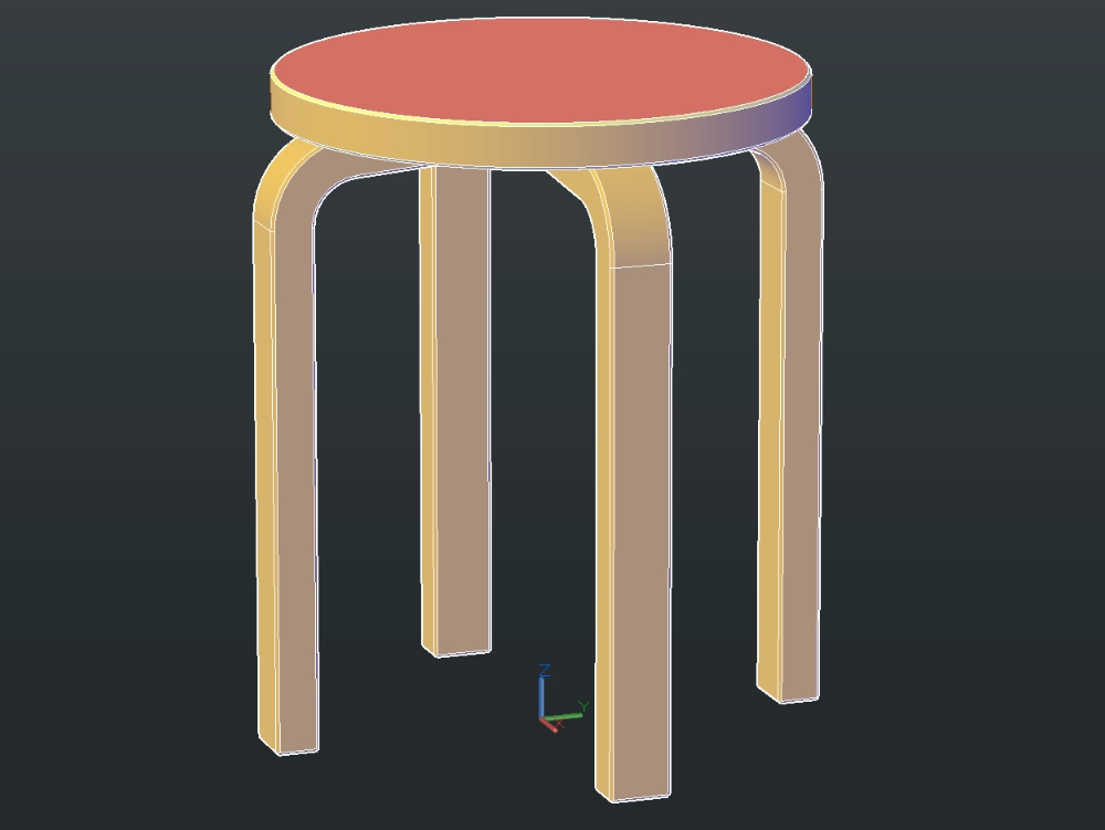 Stuhl entworfen von alvar aalto